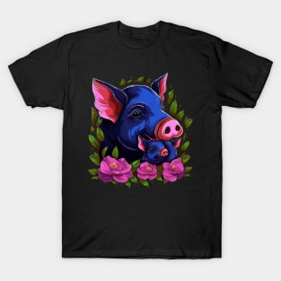 Pot-Bellied Pig Mothers Day T-Shirt